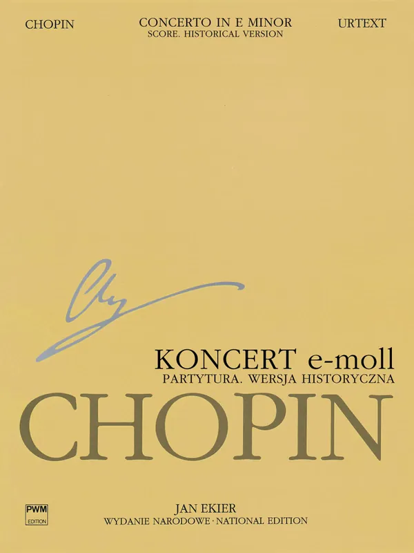 Réduction PWM Edition Concerto in E minor Op. 11 for Piano and Orchestra, Historical Version (Chopin National Edition 18A, Vol. XVb) - Chopin/Ekier - Full Score