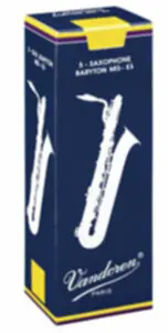 Vandoren SR243 Boite de 5 Anches Traditionelles Saxophone Tenor Force 3 Réduction