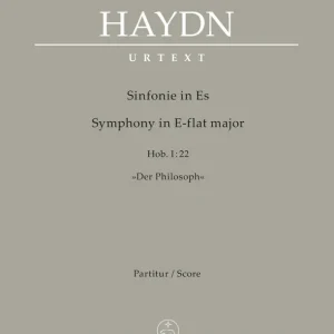 Offre Limitée Baerenreiter Verlag Symphony in E-flat major Hob. I 22 ‘‘Der Philosoph‘‘ - Haydn/Walter - Full Score - Book