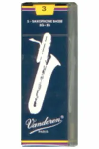 Vandoren SR253 Boite de 5 Anches Traditionelles Saxophone Basse Force 3 Meilleure Vente