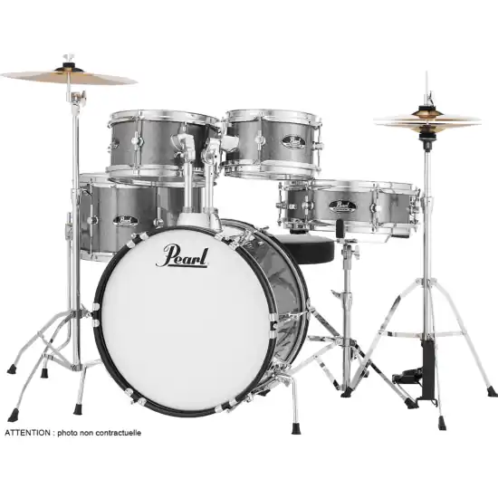 Prix Bas batterie acoustique pearl roadshow 5f junior 16 grindstone sparkle
