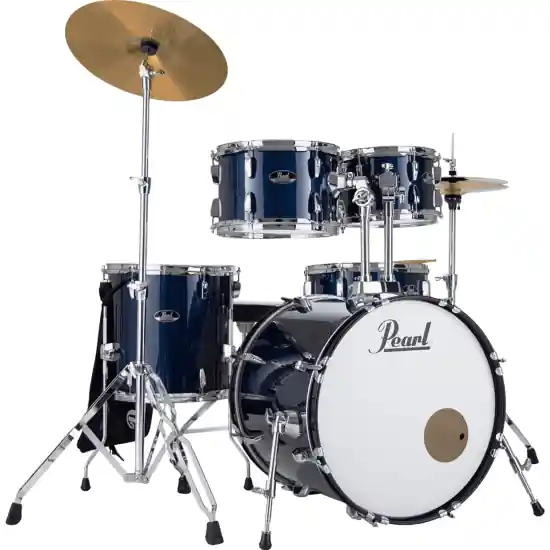 Retour Gratuit batterie acoustique pearl roadshow fusion 20 + pack sabian solar royal blue metallic