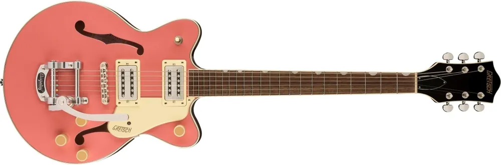 Vente Flash Gretsch Guitars G2655T Streamliner Center Block Jr. Double-Cut with Bigsby, Laurel Fingerboard - Coral