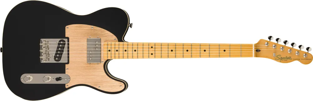 Acheter Direct Squier FSR Classic Vibe 60s Custom Telecaster SH Wide Range with Gold Anodized Pickguard - Black