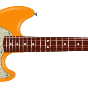 Vente Directe Fender Vintera II 70s Mustang, Rosewood Fingerboard - Competition Orange with Gig Bag