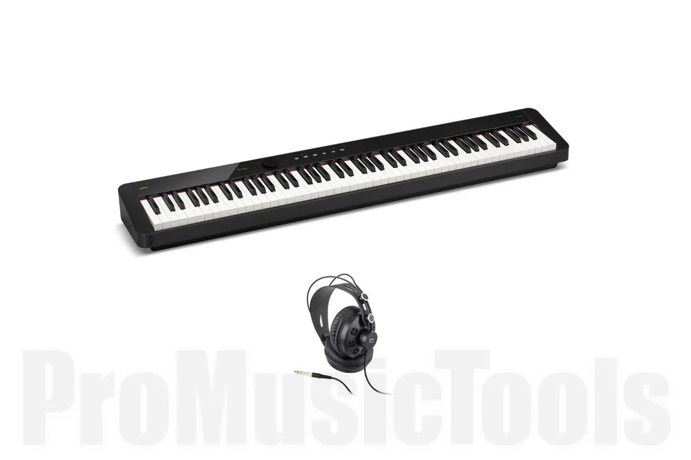 Casio PX-S5000 BK Headphones Bundle incl. TIE Studio Headphones Commander Maintenant