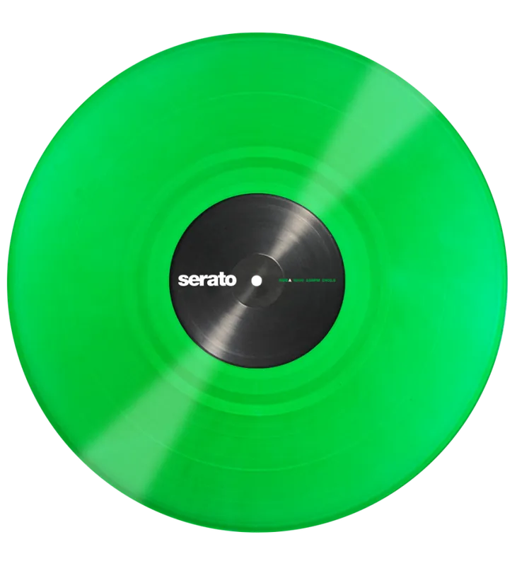 Serato Performance Series Control Vinyl (Pair) - 12‘‘ - Green Dernière Chance