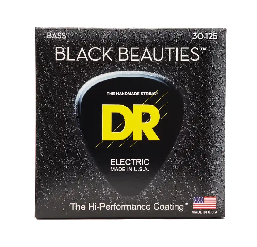 Achetez Aujourd'hui DR Strings Black Beauty Bass 6 String - 30-125
