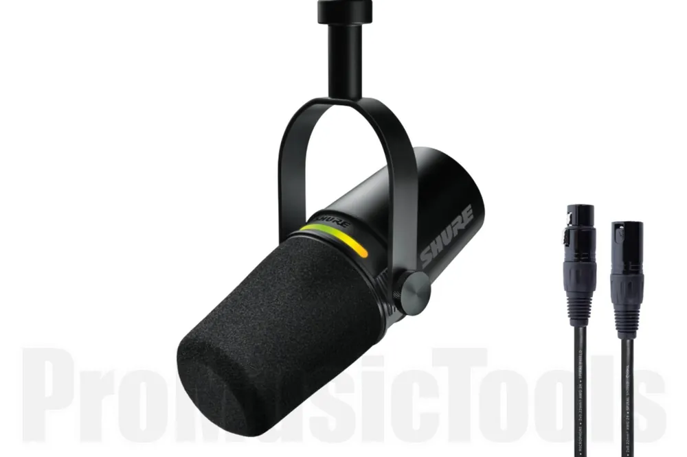 Shure MV7+ incl. Cordial EM 10 FM - Bundle Set Vente Flash