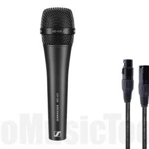 Sennheiser MD 435 incl. Cordial EM 10 FM - Bundle Set Commande En Gros