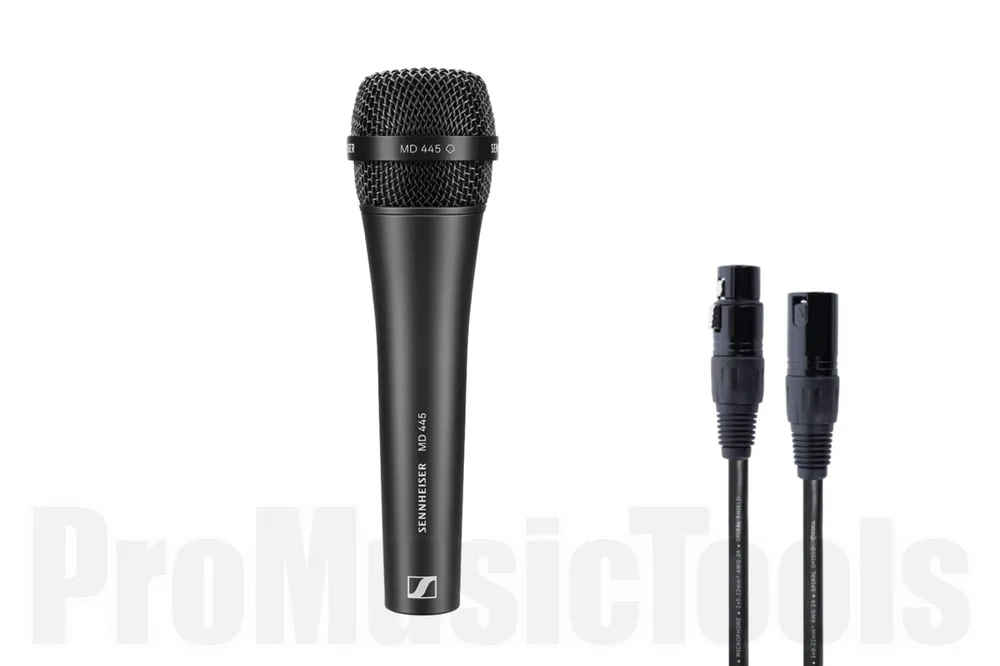 Sennheiser MD 445 incl. Cordial EM 10 FM - Bundle Set Soldes