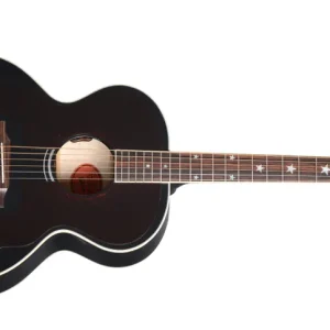 Authentique Gibson Everly Brother J-180 Acoustic/Electric Guitar with Hardshell Case - Ebony