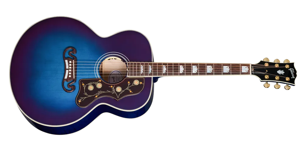 Affaire À Saisir Gibson SJ-200 Standard Acoustic/Electric Guitar - Blueberry Burst