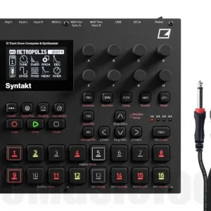 Elektron Syntakt incl. 1x Cordial EU 3 PP - Bundle Set Meilleure Vente