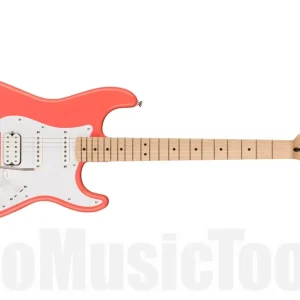 Fender Squier Sonic Stratocaster HSS - MN - White Pickguard - Tahitian Coral Nouvel Arrivage