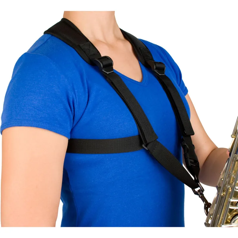 Dernière Chance Protec Deluxe Padded Saxophone Harness with Metal Snap - Large