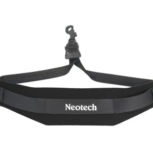 Neotech Soft Sax Strap with Swivel Hook - Black Satisfait Ou Remboursé