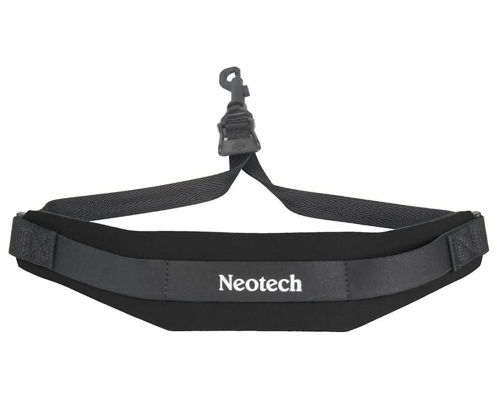 Neotech Soft Sax Strap with Swivel Hook - Black Satisfait Ou Remboursé