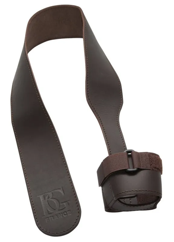 Retour Gratuit BG France Leather Bassoon Seat Strap with Adjustable Cup