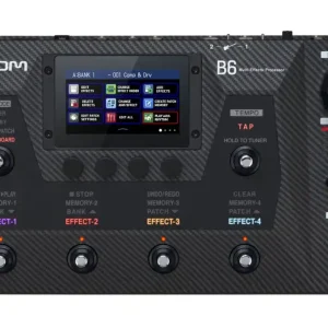 Zoom B6 Multi Effects Bass Processor Expédié Aujourd'hui