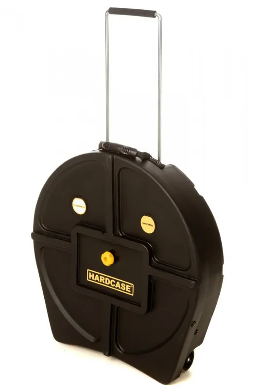 Hardcase 22‘‘ Cymbal Case with Wheels - Black Promotion Saisonnière