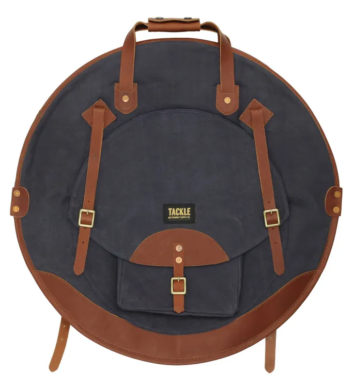 Tackle Instrument Supply Co. 22‘‘ Canvas Cymbal Bag - Navy Blue Marque