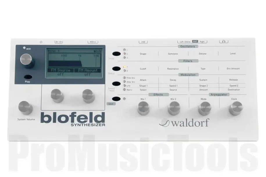 Waldorf Blofeld Desktop - White Promotion