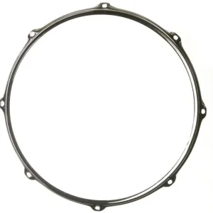Ahead S-Hoop 8-hole Chrome/Steel Drum Hoop - 16‘‘ Populaire