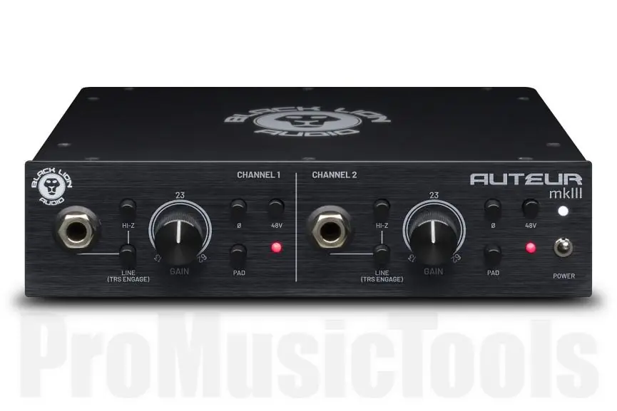 Black Lion Audio Auteur MkIII - Mic Preamp Achetez Aujourd'hui
