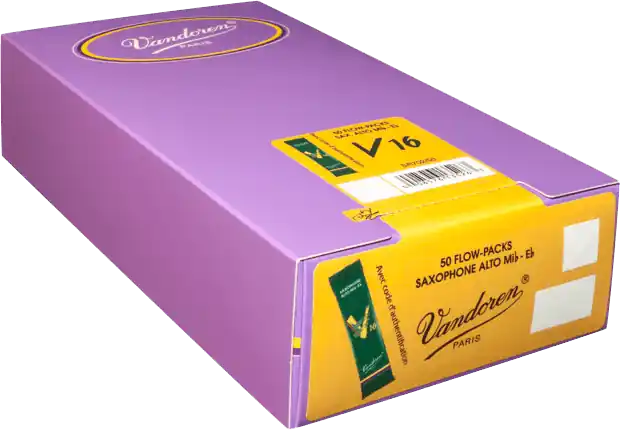 Vandoren SR703-50 boite de 50 anches Saxophone Alto V16 Force 3 Réduction