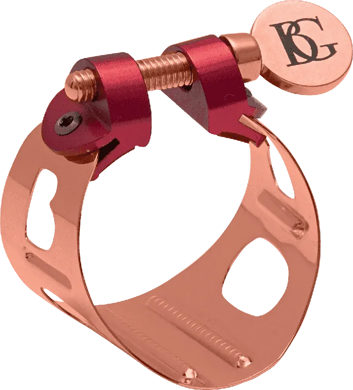 BG LDS9 Ligature Saxophone Soprano - Duo plaquée or rose Marque