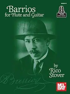 Mel Bay Barrios for Flute and Guitar - Stover - Flute/Guitar - Book/Audio Online Nouvel Arrivage