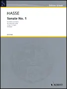 Quantité Limitée Schott Sonata No. 1 G major - Hasse/Schwab - Flute/Classical Guitar