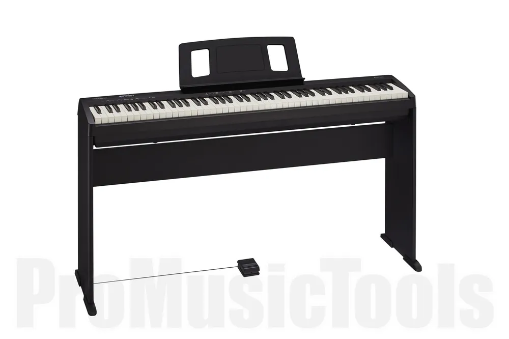 Nouvelle Collection Roland FP-10 BK Piano Bundle incl. KSCFP10-BK Keyboard Stand