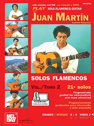 Mel Bay Play Solo Flamenco Guitar with Juan Martin, Vol. 2 - Martin - Guitar - Book/Media Online Marque