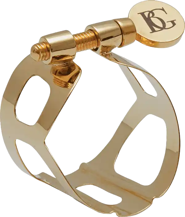 Nouvelle Collection BG L40 Ligature Saxophone Ténor Tradition vernie or