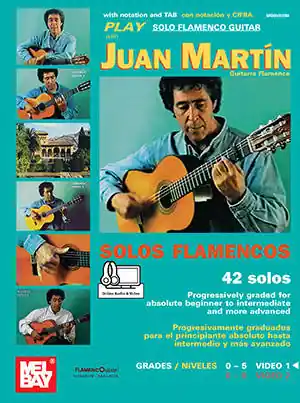 Mel Bay Play Solo Flamenco Guitar with Juan Martin, Vol. 1 - Martin/Campbell - Guitar - Book/Media Online Nouveauté