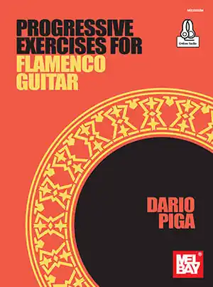 Mel Bay Progressive Exercises for Flamenco Guitar - Piga - Classical Guitar TAB - Book/Audio Online Nouvel Arrivage