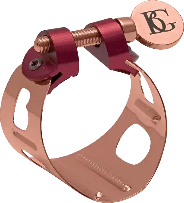 Meilleur Choix BG LDT9 Ligature Saxophone Ténor Duo plaquée or rose