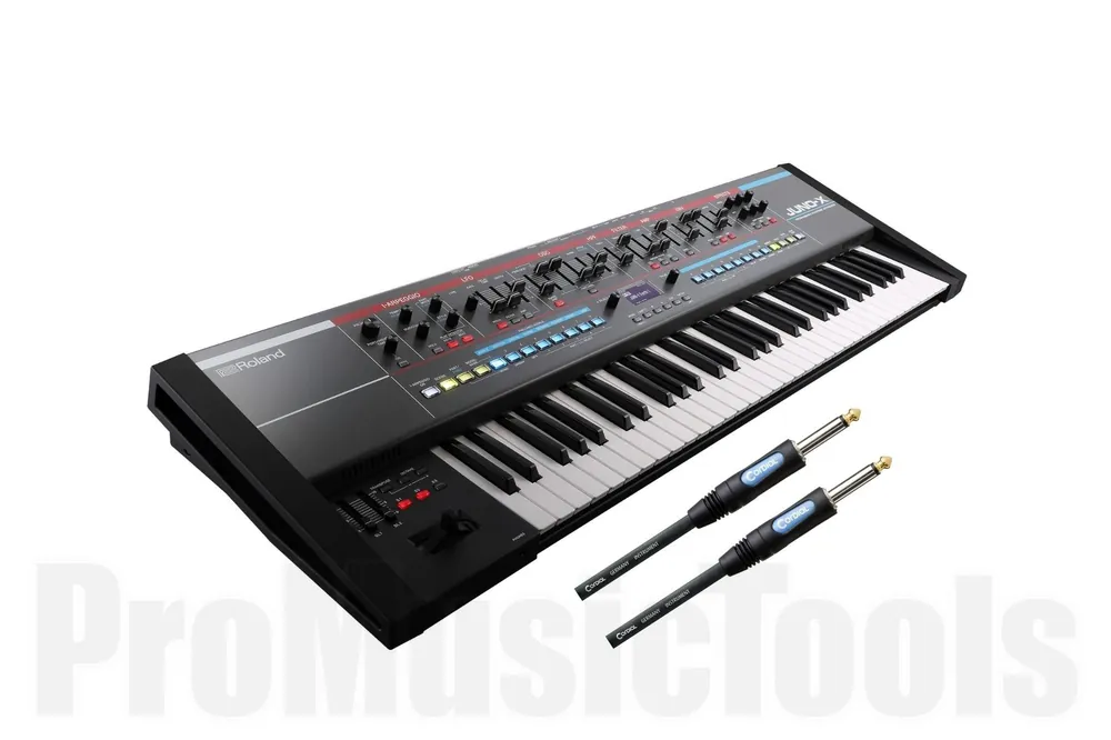 Roland JUNO-X incl. 2x Cordial CCFI 3 PP - Bundle Set Populaire