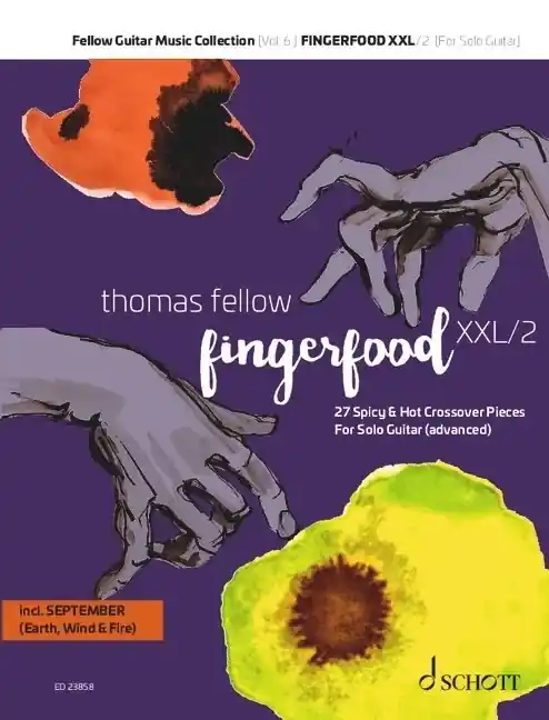 Nouvel Arrivage Schott Fingerfood XXL Vol. 2 - Fellow - Classical Guitar - Book