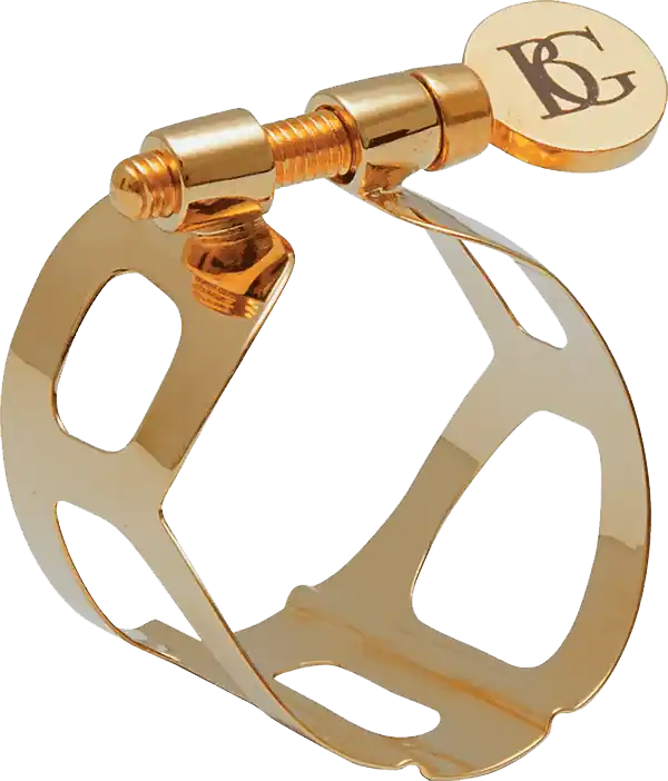 Meilleure Vente BG L61 Ligature Saxophone Baryton Tradition plaquée or