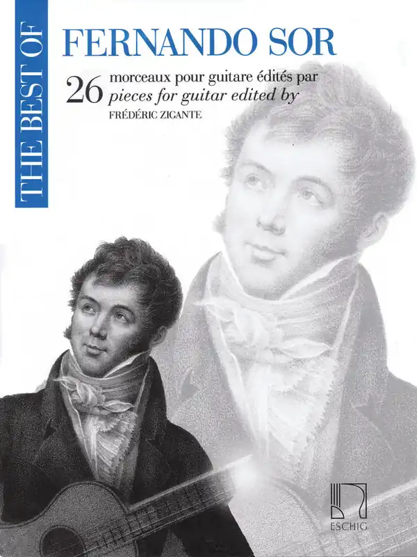 Promotion Editions Durand The Best of Fernando Sor 26 Pieces for Guitar - Sor/Zigante - Classical Guitar - Book
