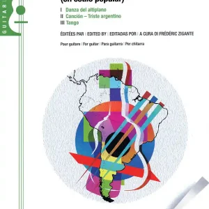 Editions Durand Tres Piezas Latinoamericas (En Estilo Popular) - Brouwer/Zigante - Classical Guitar - Book Remise