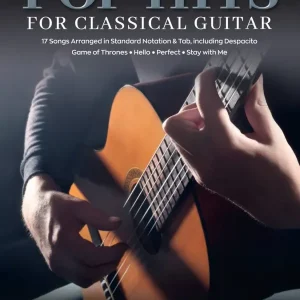 Paiement Sécurisé Hal Leonard Pop Hits for Classical Guitar - Classical Guitar TAB - Book/Audio Online