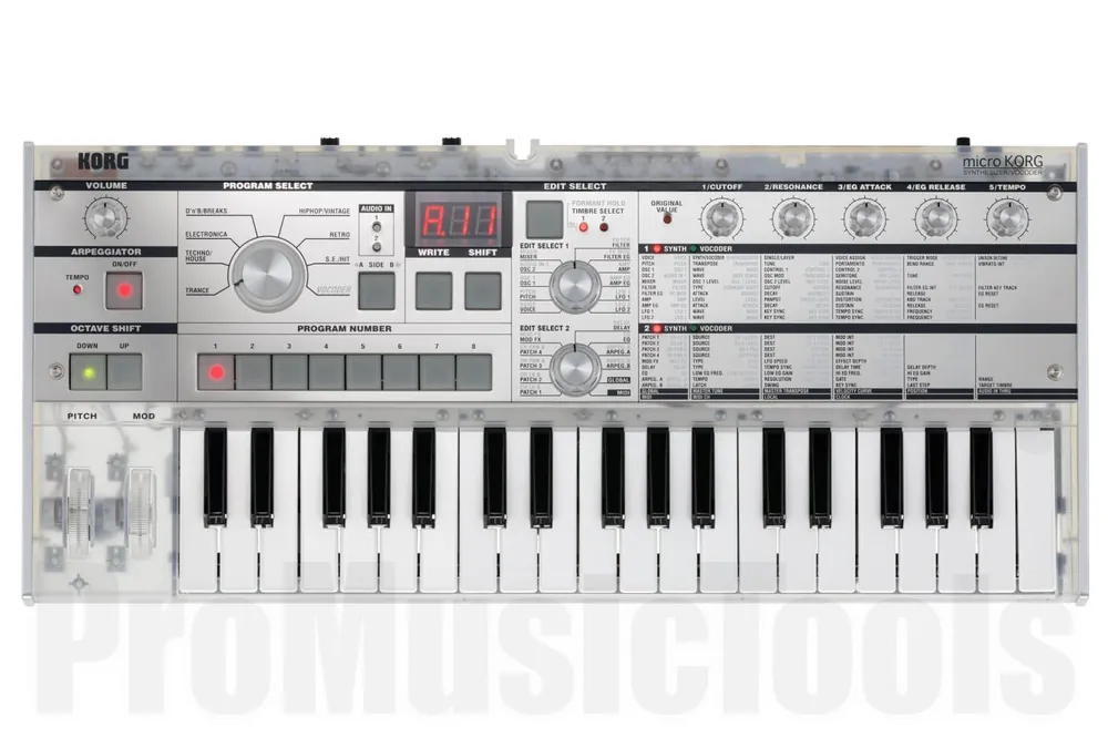 Korg MicroKORG Crystal - Limited Edition Special 20th Anniversary Model - Einzelstück Offre Exclusive
