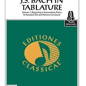 Mel Bay J. S. Bach in Tablature, Volume 1 - Bach/Pincus - Guitar - Book/Audio Online Promotion