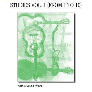 Haute Qualité Mel Bay Studies Vol. 1 (from 1 to 10) - Sor - Classical Guitar - Book/DVD
