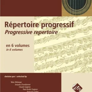 Les Productions d‘Oz Progressive Repertoire, Vol. 1 - Classical Guitar - Book Achetez Aujourd'hui
