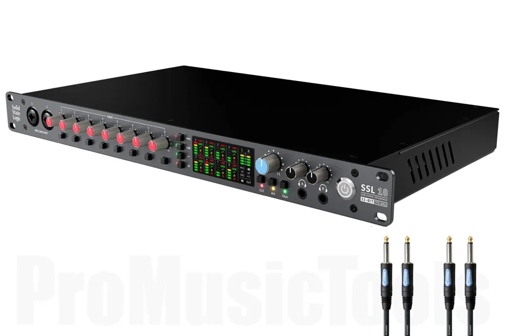 Soldes SSL 18 incl. 2x Cordial CCFI 3 PP - Bundle Set